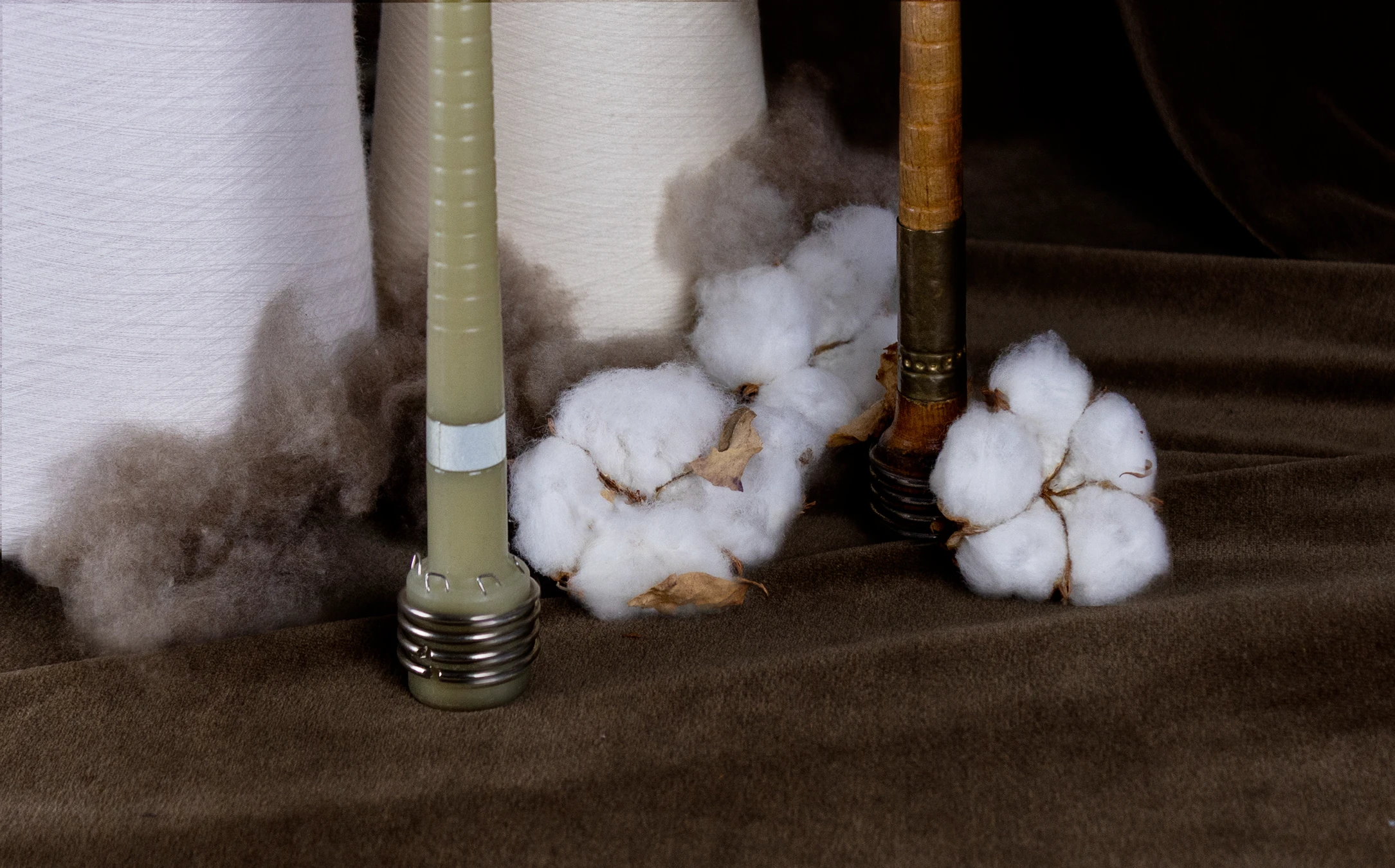 Cotone naturale e filato pregiato — natura tessile